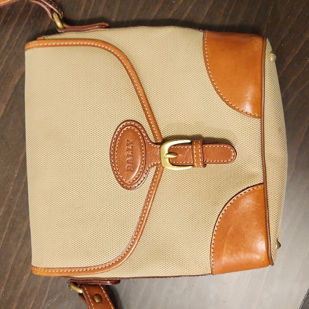 Bally Leather Crossbody Bag Made in Italy